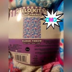 Hello Kitty and Friends Soft Blanket 60x70" NWT